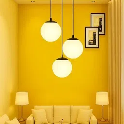 nevika Nevikaa White & Black Spherical Shaped Glass Chandelier Pendant Ceiling Lamp Surface Ceiling Light Ceiling Lamp-picture-30