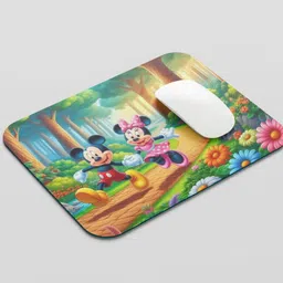 UNIARAWALAS Non-Slip Brain ,Cartoon Mousepad MPM-28 Non Slip Base Mousepad image 2