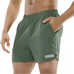 prabaha Solid Men Green Regular Shorts-picture-19