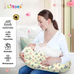 liltoes Nursing Pillow with Buckle Adjustment Breastfeeding Pillow image 4