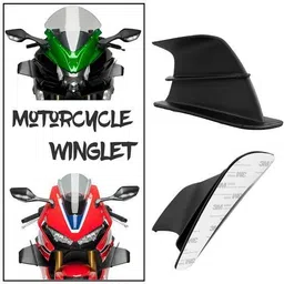 New Look Universal Bike Wings Winglet Side Spoiler/ Bike Side Wings Bike Fairing Kit-image-7