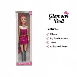 kidzblend Fashion Doll with Moveable Arms, Legs, Elbow & Knee for Girls image 2