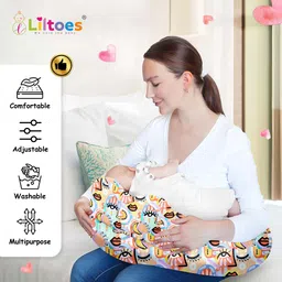 liltoes Boys And Girls Baby Breastfeeding Pillow image 3