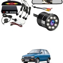 lovmoto Car Monitor with Reverse Parking Camera and Sensor For 80-0 Car Monitor with Reverse Parking Camera and Sensor For 80-0 Parking Sensor image 1