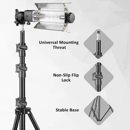 yaman Porta Lights (Porta Kit 9FT L) 200 lx Camera LED Light image 2
