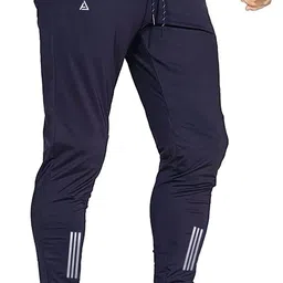 avolt Pack of 2 Men Striped Black, Blue Track Pants image 4