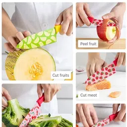 arsu Kitchen Knife for Vegetable & fruits Cutting Stainless Steel Fruit Knife image 4
