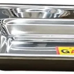 sparsh enterprise Pack of 2 Stainless Steel 5 IN 1 ROUND Dinner Set image 3