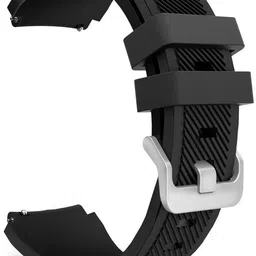 CellFAther Sports Silicone Classic Bracelet Watch Band for Samsung Gear S3 Frontier / S3 Classic Band 22mm( Watch Not Including ) Black Smart Watch Strap-picture-10