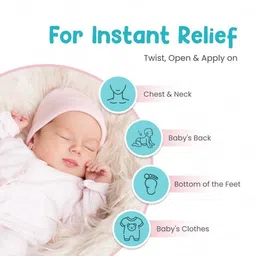 mother sparsh Natural Vapour Cold Relief Roll-On for Babies,Relieves Chest Congestion - 15ml Manual Nasal Aspirator image 4