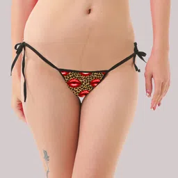 lola dola Printed Women Bikini Multicolor Swimsuit image 5