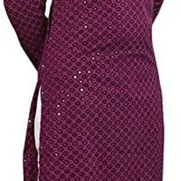 growwax Men Embellished Viscose Rayon Straight Kurta image 2