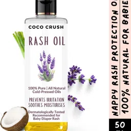 coco crush Rash Oil for Babies - Diaper & Nappy Rash Relief, Organic, Prevents Irritation-picture-23