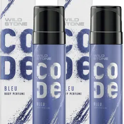 wild stone code Bleu No Gas Body Perfume For Men (150 ml Each) Long Lasting body Perfume Deodorant Spray - For Men-picture-20