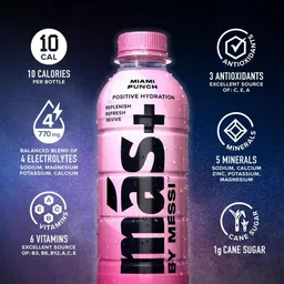 mas + By Messi Miami Punch Positive Drink | Sports Drink image 2