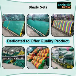 enrichgrow Green Shade Net 75% UV Protected for Multipurpose Use, 5FT X 6.5FT Portable Green House image 5