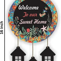 anjanam sales Sweet Home wall hanging image 2