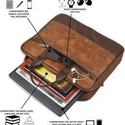 hvh world Men & Women Tan Messenger Bag image 4