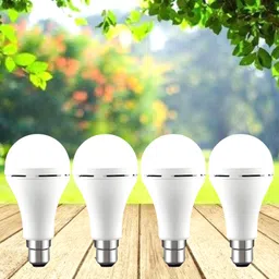 clairbell Emergency 12W Inverter LED Bulb with 2000mAh Rechargeable Battery Pack of 4 S23 4 hrs Bulb Emergency Light image 1