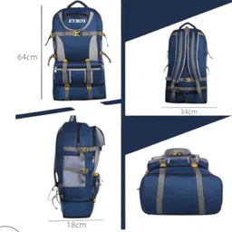 kyros Expandable Travel for Outdoor Sport Camping Hiking bag Waterproof Backpack BLUE Waterproof Backpack-picture-36