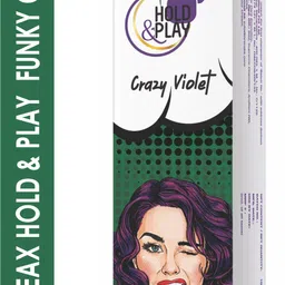 streax Professional Hold & Play Funky Hair Colour Crazy Violet,100gm , Crazy Violet-picture-23