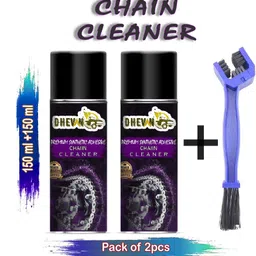 dhevan CB9 Bike Chain Cleaner Spray For Rust & Corrosion protection | Prevent Chain Breakage | Chain Noise with Chain Cleaning Brush Chain Oil-picture-15
