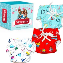 vparents DryFeel Baby Langot 0-6 months Cotton Modern Baby Nappy Diaper-free Time-picture-10