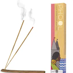 phool Luxurious Indian Rose Incense Sticks | Handcrafted Temple Flower Agarbatti Indian Rose-picture-12