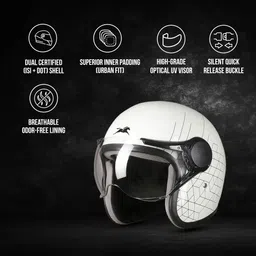 tvs Cruisetown Motorbike Helmet image 3