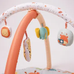 tidy sleep Baby Play Mat | 4 Detachable Toys, | Jungle Safari image 4