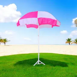 bluebuds Big Size Outdoor Garden Umbrella With Stand 40inch/7ft for Hotels And Restaurent Umbrella image 1