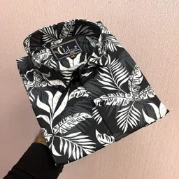 abizzstore retails surat Men Regular Fit Floral Print Button Down Collar Casual Shirt image 4