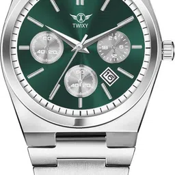 twixy PRX Series Chronograph Date Display Classic Quartz Analog Watch - For Men TYW-15 Green image 5
