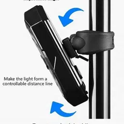 fcc racing Bicycle Rechargable Smart Wireless Remote Control Turn Signal Light LED Rear Break Light image 5