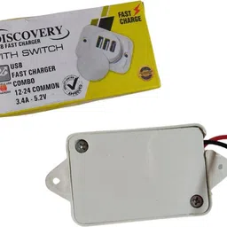 crazy saman 12v-24v 3 USB DC Charger for Truck, Minibus, Car, Mobile Phone, Home Utilities. 3.4 A Bike Mobile Charger image 5