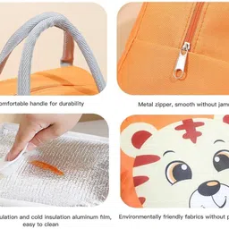 hapani store Smart Lunch Tiffin Bag Box Insulated Thermal Leak Proof Waterproof Cartoon Waterproof Lunch Bag image 5