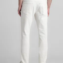 jack & jones Men Slim Low Rise White Jeans image 3