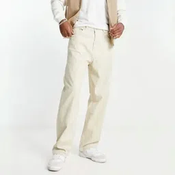 jeancherry Men Regular Mid Rise Beige Jeans-picture-20