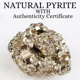vibesle Natural Pyrite 30-50 Gram Raw Rough Cluster Peru Pyrite for Healing/Vastu/Gifts Decorative Showpiece-10 cm-picture-16