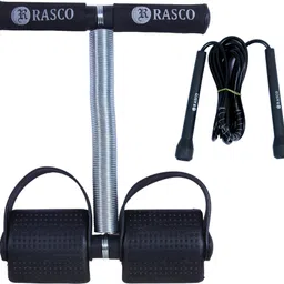 rasco Single Spring Ab Exerciser with Black Pencil Rope Ab Exerciser-picture-40