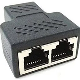 LINKKRAFT Ethernet Splitter, RJ45 Splitter Adapter LAN Network Internet Splitter 1 to 2 Wireless Ethernet Lan Adapter compatible with Windows-image-20