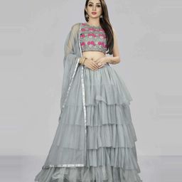 divastri Embroidered Semi Stitched Lehenga Choli-picture-36