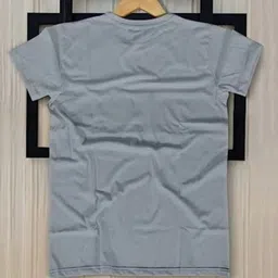 farlucci Men Superhero Round Neck Polyester Grey T-Shirt image 2