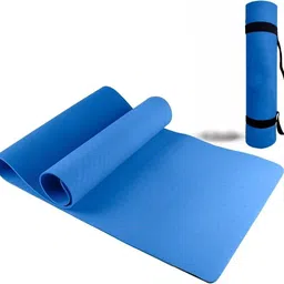 stylbase men's and Women's Yoga Mats gym exercise mat for at-home workouts Kids Yoga Mat Blue 5 mm Yoga Mat image 1
