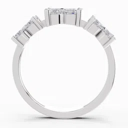 Sparkles Lab Grown Diamond 14kt White Gold ring image 2