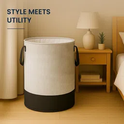 thetrendytailor 45 L Grey Laundry Bag-picture-18