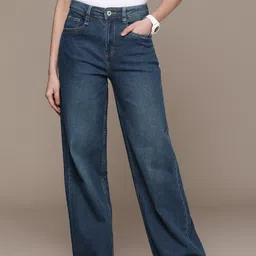 roadster Women Mid Rise Blue Jeans image 1