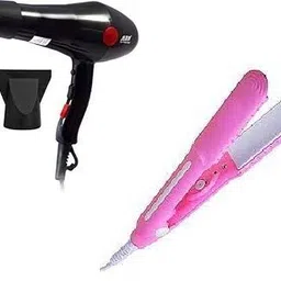 POCKETFRIENDIES 2800 HAIR DRYER 2000 WATT (BLACK) + 8006 HAIR STRAIGHTENER BB175 Personal Care Appliance Combo-image-78