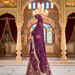 womengirlfashion Embroidered Semi Stitched Rajputi Poshak-picture-13