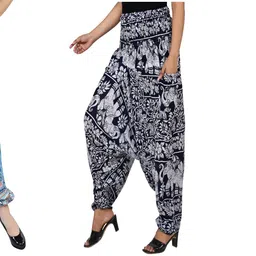 narnari Printed Rayon Women Harem Pants-picture-14